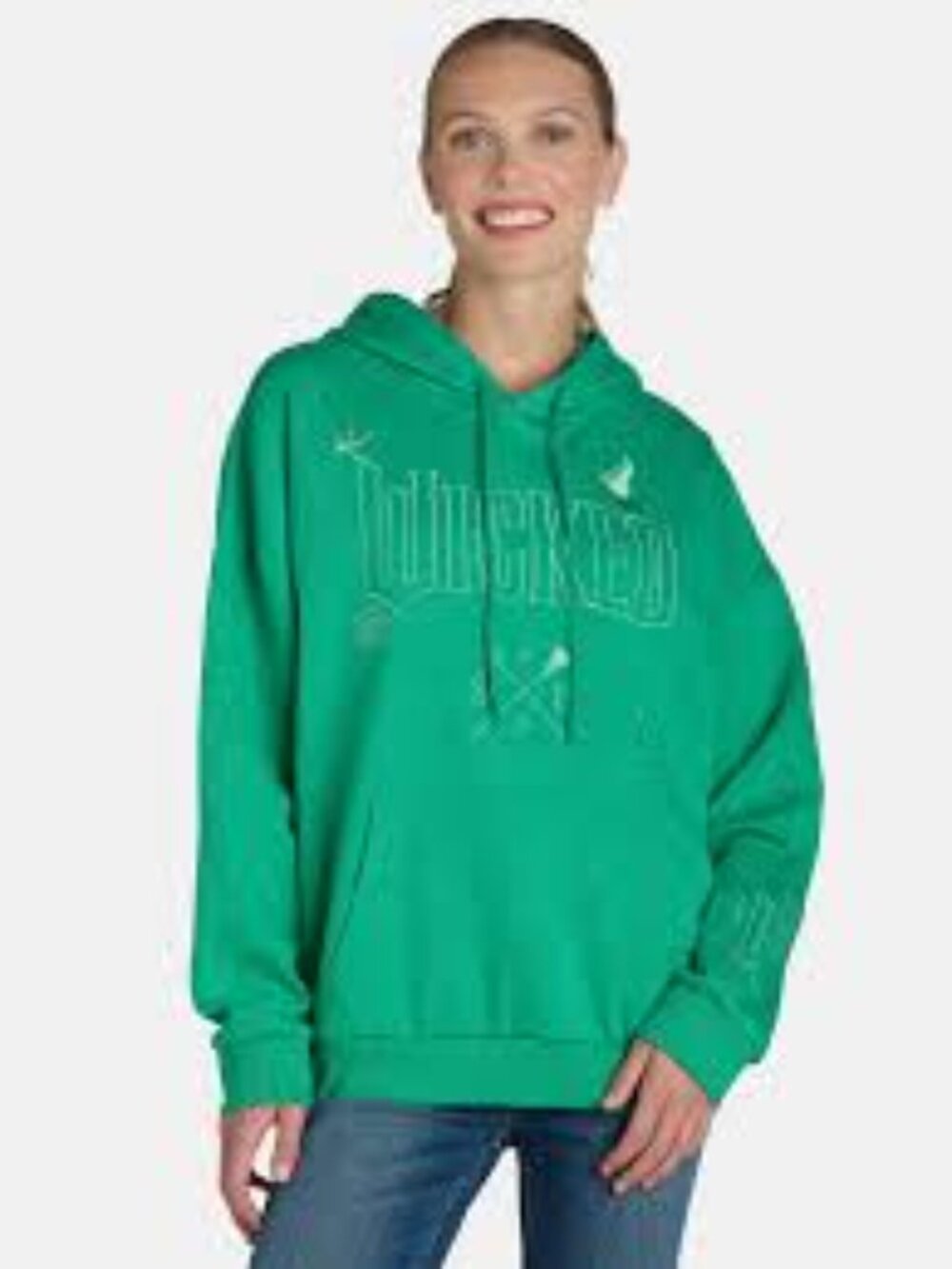 Wicked hoodie green sweater size Medium